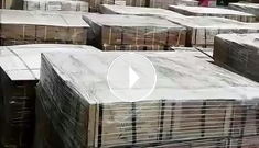 辰力吊裝帶、吊索具產(chǎn)品集裝箱排隊(duì)裝箱中，準(zhǔn)備出口